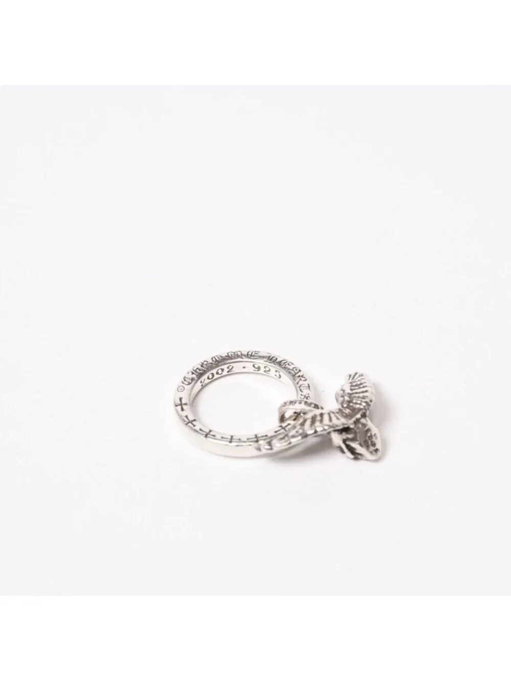 Chrome Hearts Foti Stack Mahalia Ring 925 Sterling Silver